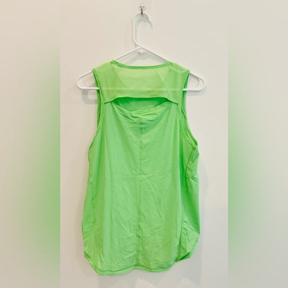 Lululemon Sculpt Tank Top neon green sz 8 - Picture 4 of 5